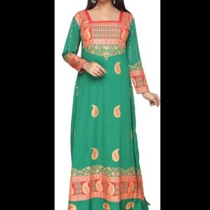 Maple Clothing Women's India Tunic Size 38 Large  Long Sleeve Kurti Kurta